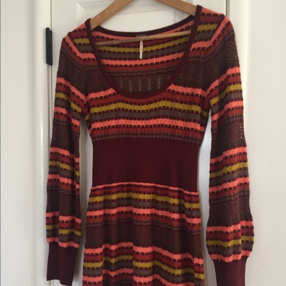 free people striped sweater dress